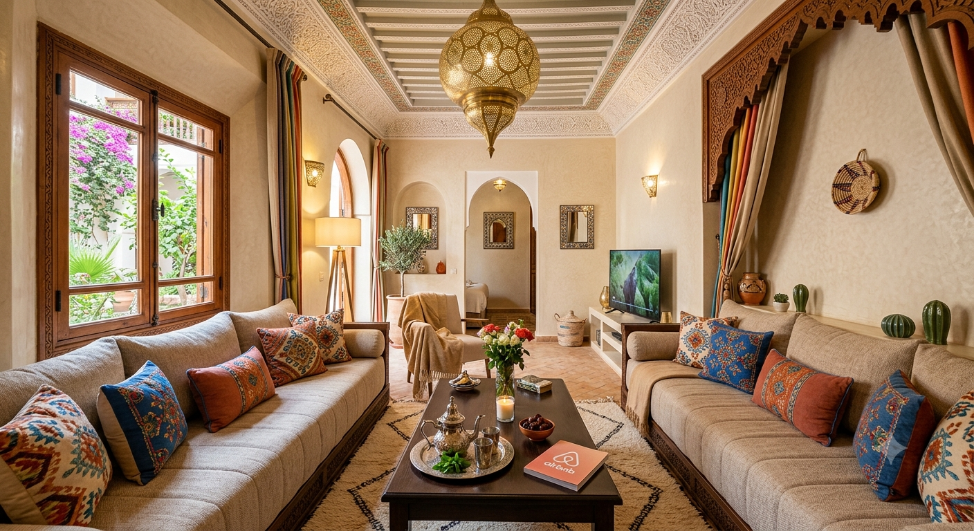 Salon riad marocain géré par PariciKénitra